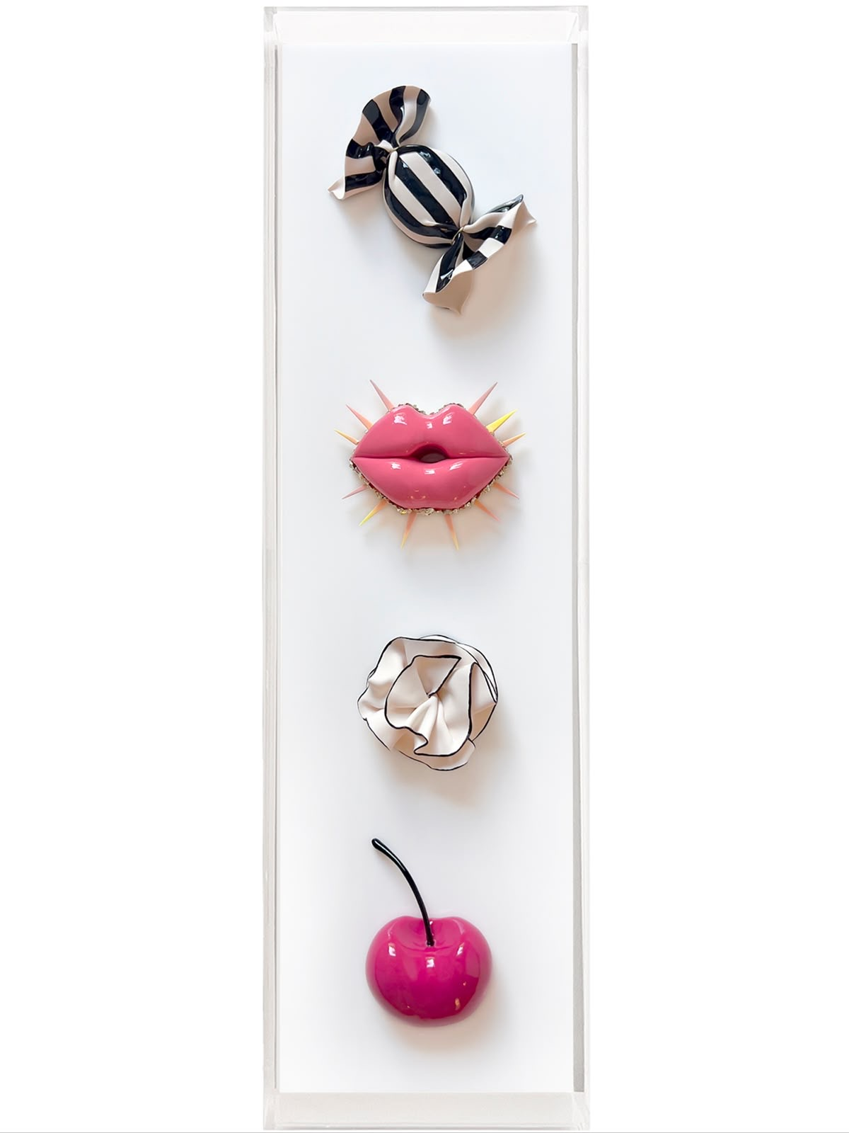 Handmade clay wall art by Rawan Sirry, featuring textured sculptural design for home decor.