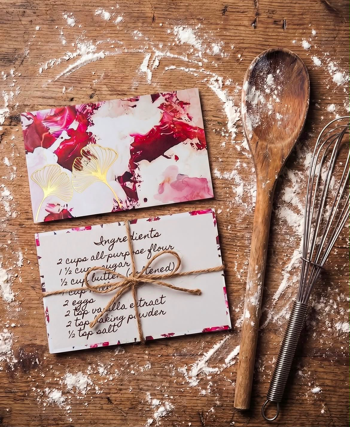 Framed handwritten family recipe keepsake by Artlet Studio, personalized heritage gift and meaningful home decor.